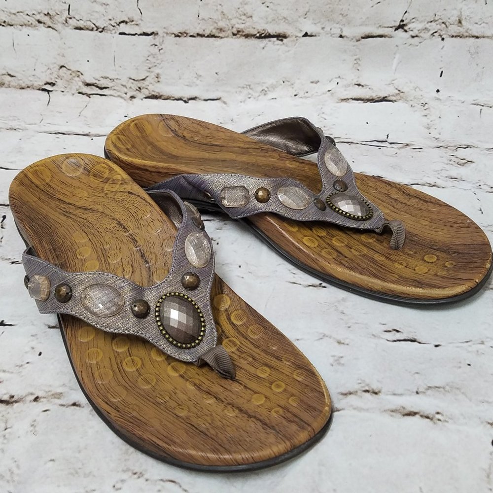 Orthaheel 11? Women's Jeweled Orthotic Flip Flops